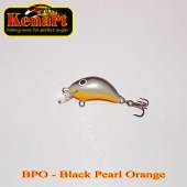 Vobler KENART Hunter Sinking, 2cm/2gr, BPO, Black Pearl Orange