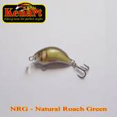 Vobler KENART Hunter Sinking, 2cm/2gr, NRG, Natural Roach Green