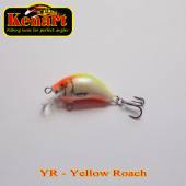 Vobler KENART Hunter Sinking, 2cm/2gr, YR, Yellow Roach