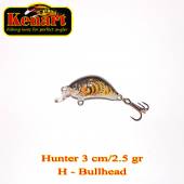 Vobler KENART Hunter Floating, 3cm/2.5gr, H, Bullhead