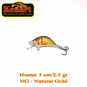 Vobler KENART Hunter Floating, 3cm/2.5gr, NG, Natural Gold