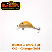 Vobler KENART Hunter Floating, 3cm/2.5gr, OG, Orange Gold