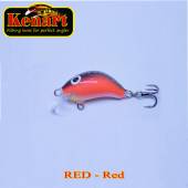 Vobler KENART Hunter Floating, 3cm/2.5gr, Red