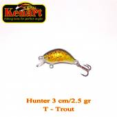 Vobler KENART Hunter Floating, 3cm/2.5gr, T, Trout