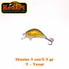 Vobler KENART Hunter Floating, 3cm/2.5gr, T, Trout