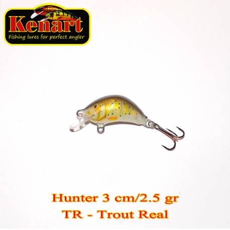 Vobler KENART Hunter Floating, 3cm/2.5gr, TR, Trout Real
