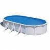 Piscina prefabricata GRE ATLANTIS, ovala cu pereti metalici albi 915 х 470 х h 132cm