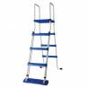 Piscina prefabricata GRE ATLANTIS, ovala cu pereti metalici albi 915 х 470 х h 132cm