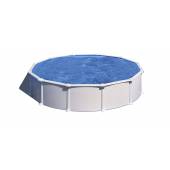 Piscina prefabricata GRE ATLANTIS, rotunda cu pereti metalici albi ф550 х h 132cm