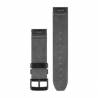 Curea piele neagra 22mm QuickFit GARMIN Fenix 5, 5 Plus, Delta, Quatix 5, Forerunner 935 010-12740-01