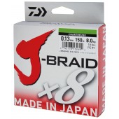 Fir textil DAIWA J-BRAID X8 CHARTREUSE 010MM/6,0KG/150M