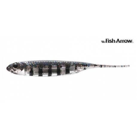 Naluci soft FISH ARROW Flash J 4", 10cm, culoare Live Gill / Silver, 5buc/plic
