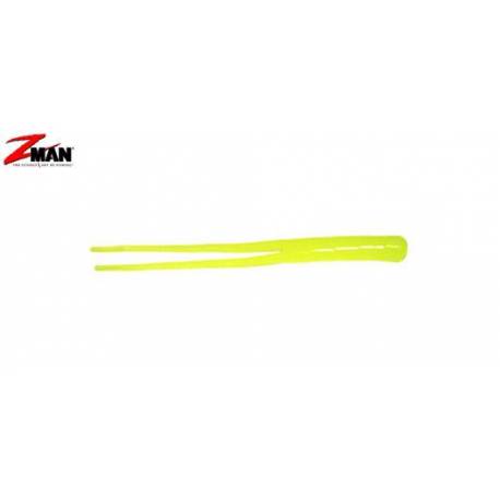 Shad Z-MAN Split-Tail TrailerZ 10cm, culoare Chartreuse, 10buc/plic