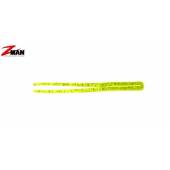Shad Z-MAN Split-Tail TrailerZ 10cm, culoare Chartreuse Gold Flake, 10buc/plic