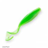 Shad Z-MAN Scented Curly TailZ 4", 10cm, culoare Lime/Pearl, 5 buc/punga