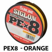 Fir textil SUNLINE Siglon PEx8 Orange - 6lbs, 150m, 0.11mm