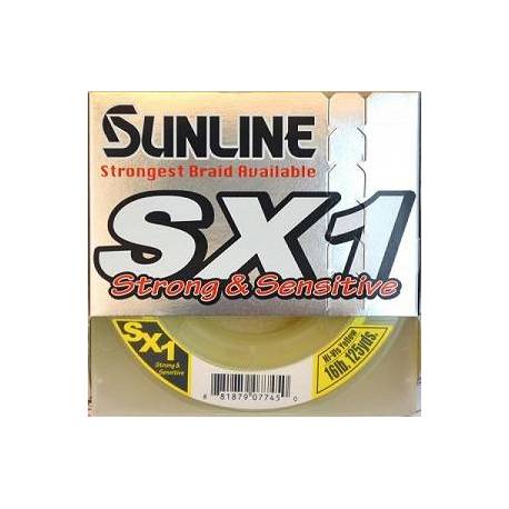 Fir textil SUNLINE SX1 Braid Hi Vis Yellow 12lbs, 115m