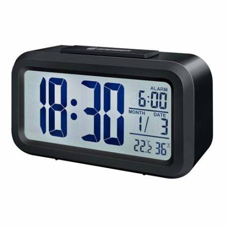 Statie meteo Bresser MyTime Duo 8010010, termometru, higrometru, alarma, negru