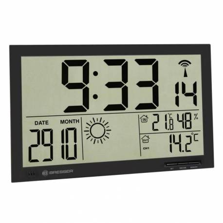 Statie meteo BRESSER MyTime Jumbo 7001800CM3000, termometru, higrometru, alarma