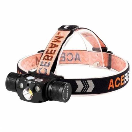 Lanterna profesionala pentru cap Acebeam H30 R+UV, 4000 lumeni, 208 m