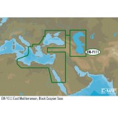 Harta electronica C-MAP JEPPESEN EAST MEDITERRANEAN, BLACK CASPIAN SEAS (WIDE MAP)