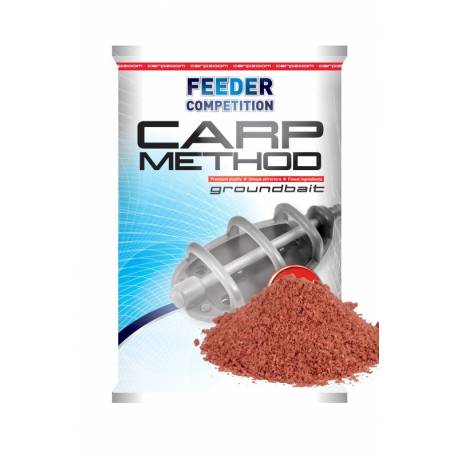 Nada CARP ZOOM FEEDER COMPETITION CRAP METHOD, Strawberry-Fish, 1kg.