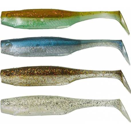 Shad GUNKI Peps 9cm, Clear Water Kit, 4buc/plic