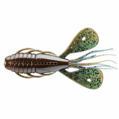 Naluca soft DAIWA PROREX BOTH CRAW, 7,5cm, green pumpkin/purple