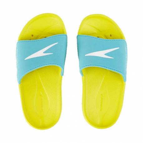 Papuci copii Speedo Atami Core galben/albastru 28