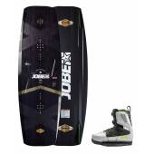 Set placa Wakeboard JOBE CONFLICT 134 si legaturi Nitro Cool Grey