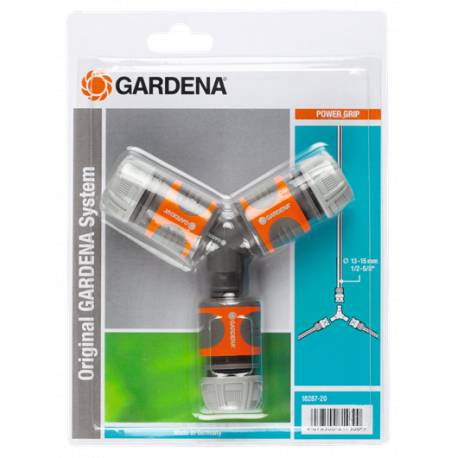 Set GARDENA mufe 1/2" si niplu 2 cai