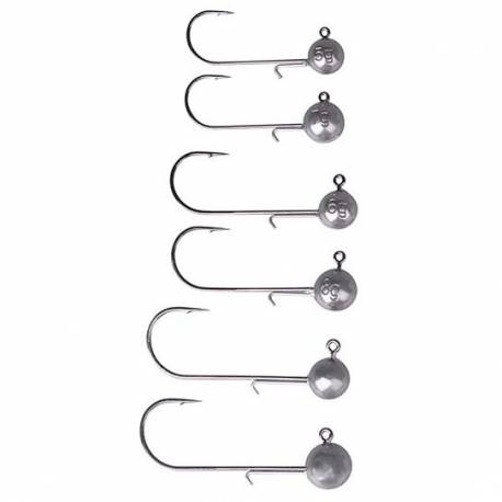 Set jiguri SAVAGE GEAR BALL JIG HEAD TOURNAMENT, Nr 5/0, 7,5g, 25 bucati