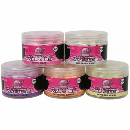 Momeala carlig MAINLINE PASTEL WAFTER BARRELS PEPPERED PEACH, 12x15mm