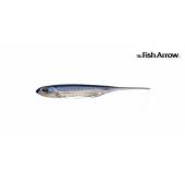 Naluci soft FISH ARROW Flash J 4" SW, 10cm, culoare Pro Blue / Silver, 5buc/plic