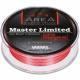 Fir textil VARIVAS TROUT AREA MASTER LIMITED SUPER PREMIUM PE, 75m, 4.5lb, 0.15mm, SIGHT ORANGE