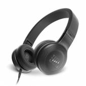 Casti JBL E35, On-ear, 1-button remote and mic, Black