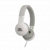 Casti JBL E35, On-ear, 1-button remote and mic, White