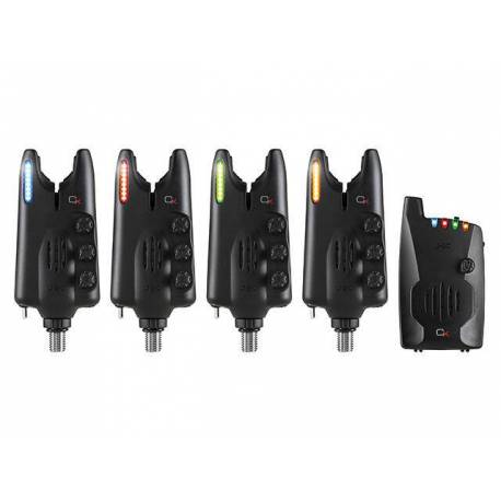 Set 4 avertizoare crap JRC RADAR CX 4 + receiver