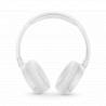 Casti wireless JBL TUNE 600BTNC, On-ear, Bluetooth and ANC, White