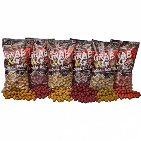 Boilies fiert STARBAITS Grab&Go Global, Spice, 20mm, 1kg