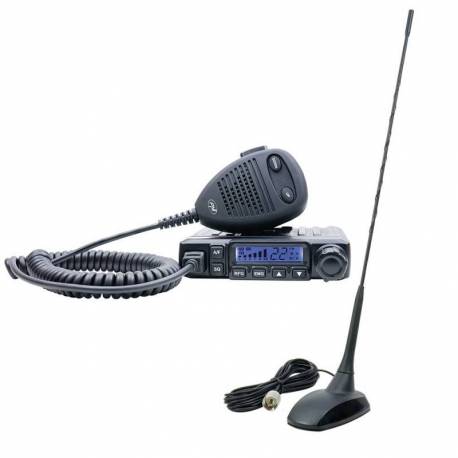 Pachet Statie radio CB PNI Escort HP 6500 ASQ + Antena CB PNI Extra 48