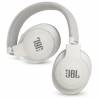 Casti wireless JBL E55BT, Around-ear, Bluetooth, White