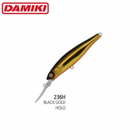 Vobler DAMIKI ABYSS-90 9cm 13.5gr Suspending - 236H (Black Gold Holo)