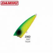 Vobler DAMIKI D-POP70 7cm 10gr Topwater - 206D (Mat Tiger)