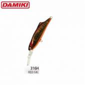 Vobler DAMIKI SOKILL-70 7cm 8gr Suspending - 316H (Red Gill)