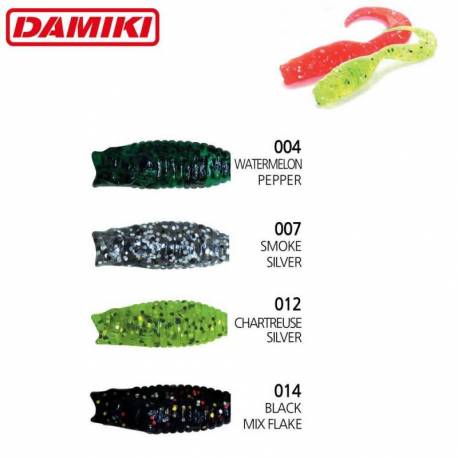 Grub DAMIKI WOW Grub 5.1cm 004 Watermelon Pepper 16buc/plic