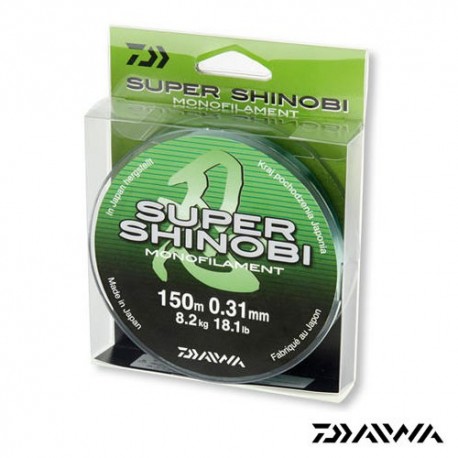 Fir monofilament DAIWA SHINOBI MONO 0,14MM/1,9KG/150M