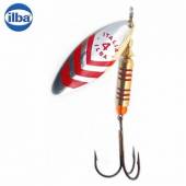 Lingurita rotativa ILBA Lungo Silver/Red nr.1 3gr 60111