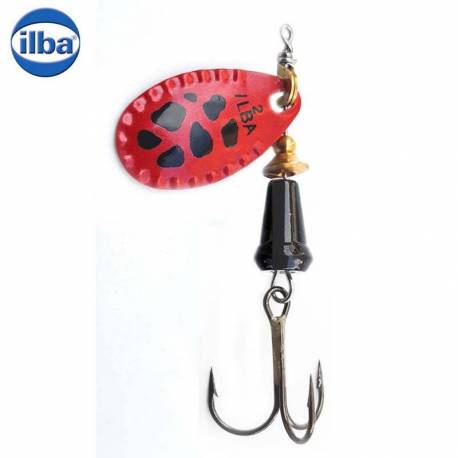 Lingurita rotativa ILBA Spark Color Red/Black nr.1 3gr 90RN1