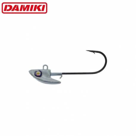 Jig DAMIKI Rig Jig Head Nr.1/0 3.5Gr(1/8oz) Silver 5buc/plic